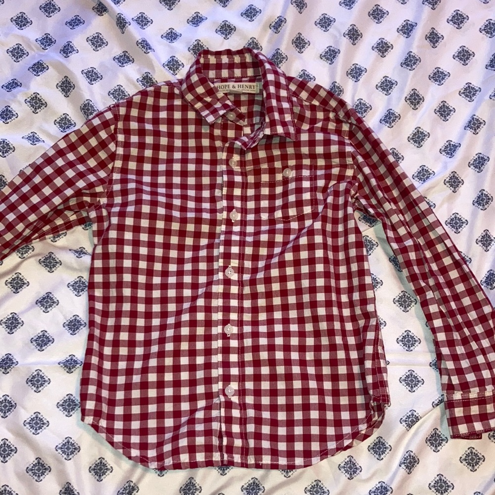 Hope and Henry Small Button Up